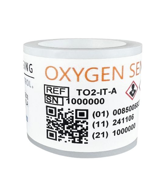 TO2-1T-A Trace PPM Oxygen Sensor with acid-resistant fuel cell technology for gas analysis in CO2 environments.